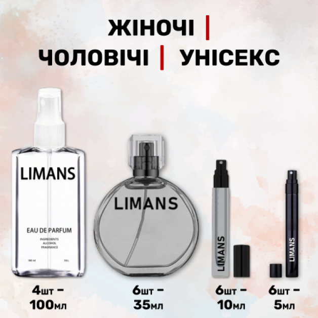 Парфумований набір 100 мл-4 шт , 35 мл-6 шт , 10 мл-6 шт , 5 мл-6 шт / 22 шт