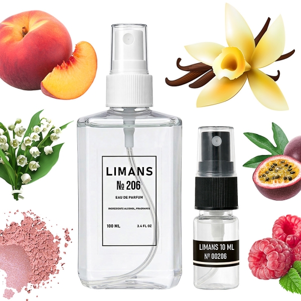 Парфуми № 206 (аромат схожий на Kirke) Унісекс 100 мл