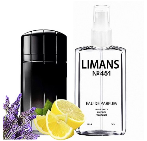 Парфуми № 451 (аромат схожий на Paco Rabanne Black Xs L'exces  ) Чоловічі 100 мл