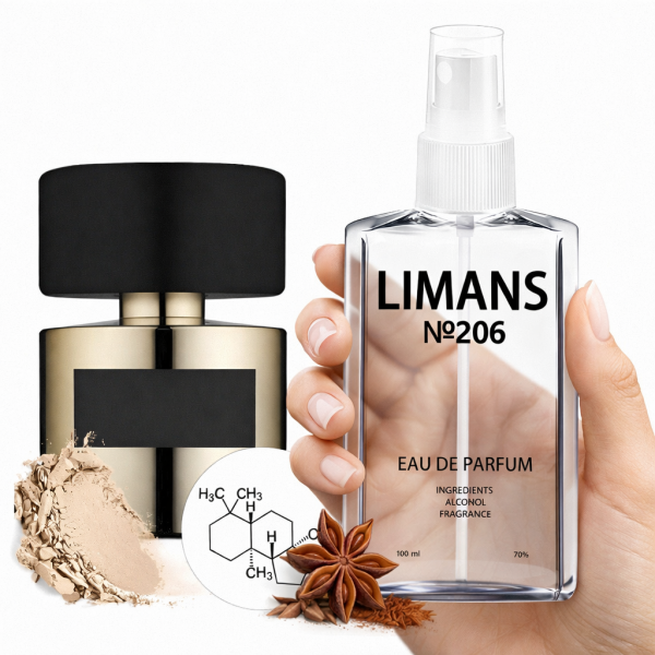 Парфуми № 206 (аромат схожий на Kirke) Унісекс 100 мл