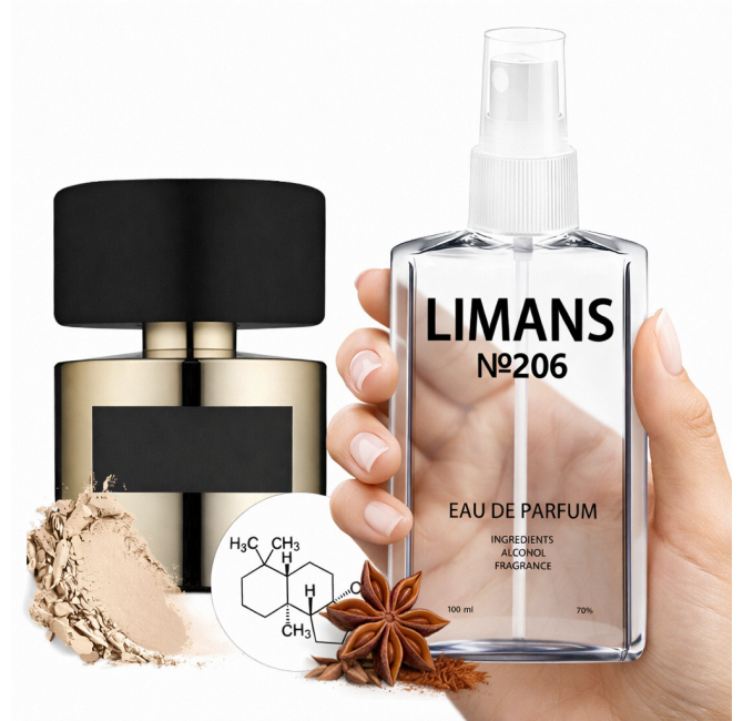 Парфуми № 206 (аромат схожий на Kirke) Унісекс 100 мл