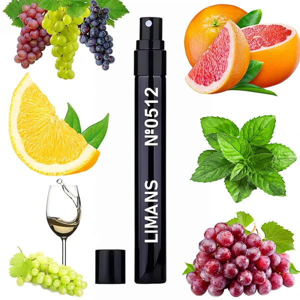 Парфуми № 0512 (аромат схожий на Вино та Грейпфрут) Унісекс 5 мл