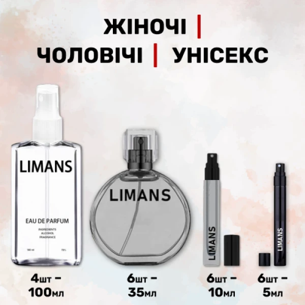 Парфумований набір 100 мл-4 шт , 35 мл-6 шт , 10 мл-6 шт , 5 мл-6 шт / 22 шт