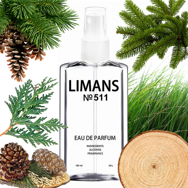 Парфуми № 511 (аромат схожий на Кедр, Евкаліпт, Ветівер) Унісекс 100 мл