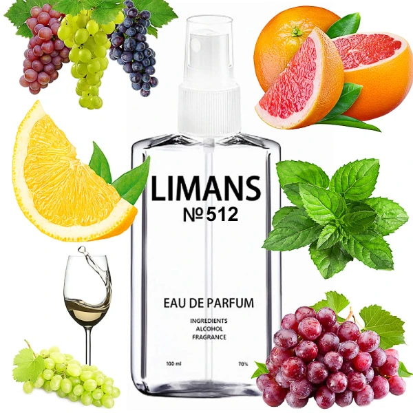 Парфуми № 512 (аромат схожий на Вино та Грейпфрут) Унісекс 100 мл