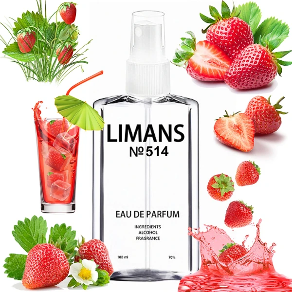 Парфуми № 514 (аромат схожий на Полуниця ) Унісекс 100 мл